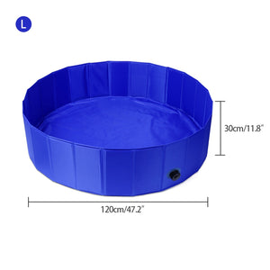 Summer Pet Dog Swimming Pool Pet Bath Pool for Puppy Washing Portable PVC Outdoor Durable Pet Bathing Tub Kid Pool for Large Dog