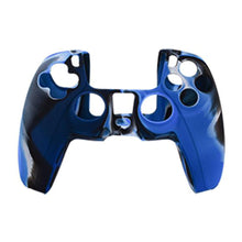 Load image into Gallery viewer, Anti-Slip Silicone Skin Case for PS5 DualSense Controller Combat Blue
