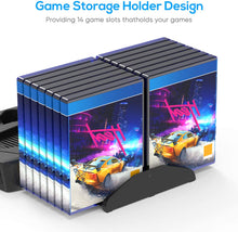 Load image into Gallery viewer, Bedroom Decor for PS5 Playstation 5 Console Cooling Stand Charging Station 12
