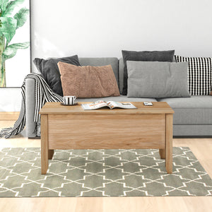 U_STYLE Modern Lift-Top Coffee Table with Storage, Sofa Table For Living Room
