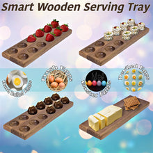 Load image into Gallery viewer, Acacia Wood Egg Tray Rustic Wooden Egg Holder Refrigerator, Countertop 3
