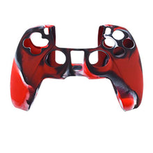 Load image into Gallery viewer, Anti-Slip Silicone Skin Case for PS5 DualSense Controller Combat Red 0
