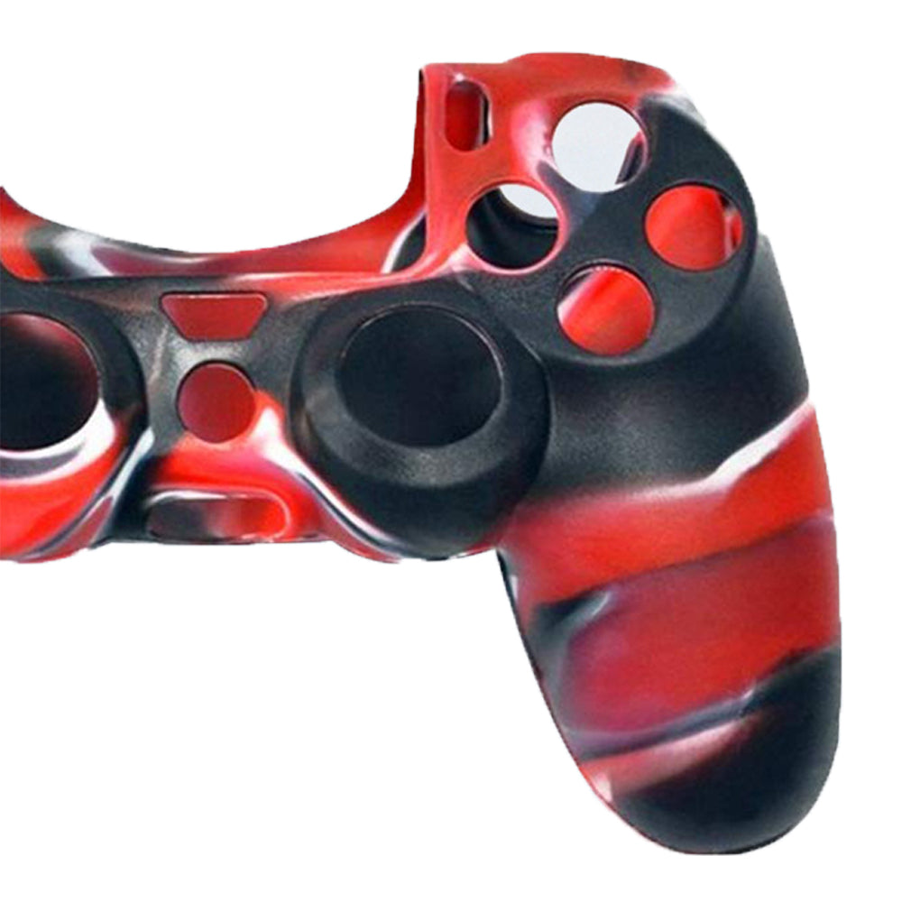 Anti-Slip Silicone Skin Case for PS5 DualSense Controller Combat Red 1
