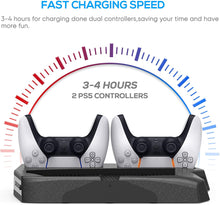 將圖片載入圖庫檢視器 Bedroom Decor for PS5 Playstation 5 Console Cooling Stand Charging Station 1
