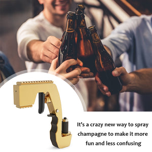 Beer Champagne Gun Shooter with Bubbly Sparkling Wine Stopper 4