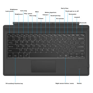 Bluetooth Wireless Keyboard for Microsoft Surface Pro Type Cover Replacement 03