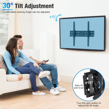 將圖片載入圖庫檢視器 C-MOUNTS 26-55 inch Flat Screen Curved TV Tilting TV Wall Mount Bracket
