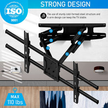 Load image into Gallery viewer, C-MOUNTS 37-75 Inch Flat Curved TV Full Motion TV Wall Mount Bracket
