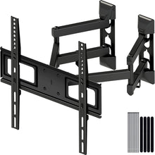 Load image into Gallery viewer, C-MOUNTS 26-55 Inch Flat Curved TV Full Motion Corner TV Wall Mount Bracket
