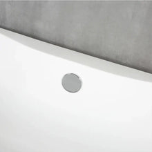將圖片載入圖庫檢視器 59 Inch Crystal Acrylic Freestanding Bathtub Soaking Tub in White Splicing Color Freestanding Modern Design Bathtub - Free standing tub Dimension 59 L x 29.5 W x 23.2 H Inch
