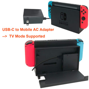  Games TV Mode Supports Dual-Voltage AC Charger for Nintendo Switch 4