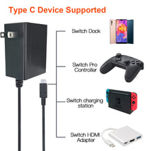 Load image into Gallery viewer,  Games TV Mode Supports Dual-Voltage AC Charger for Nintendo Switch 5
