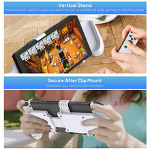 Load image into Gallery viewer, Handle Grip with Kickstand Back Cover for Nintendo Switch OLED 2021 Model, Switch or Switch Lite White 13

