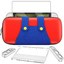 Load image into Gallery viewer, Mario Denim Pants Design Console Pouch and Cover Case for Nintendo Switch OLED 5
