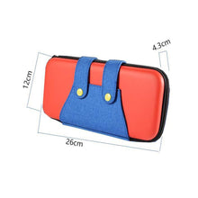 Load image into Gallery viewer, Mario Denim Pants Console Storage Case Small Product Dimensions
