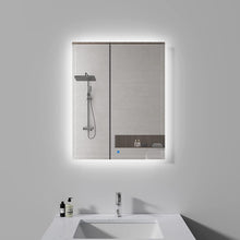 將圖片載入圖庫檢視器 Tona 23x30In Bathroom Mirror 8000k LED Light Makeup Wall Mirror Vanity, Waterproof Aluminum Alloy Sealing Bathroom Mirrors for Wall Mounted 0
