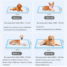Load image into Gallery viewer, Wee Wee Pads for Dogs Puppy Pads Leak-proof 6 Layer Pee Pads with Quick Dry Surface for Training Dog 1
