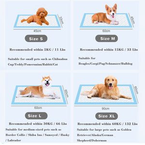 Wee Wee Pads for Dogs Puppy Pads Leak-proof 6 Layer Pee Pads with Quick Dry Surface for Training Dog 1