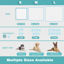 Load image into Gallery viewer, Wee Wee Pads for Dogs Puppy Pads Leak-proof 6 Layer Pee Pads with Quick Dry Surface for Training Dog 7
