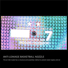 將圖片載入圖庫檢視器 Holographic Reflective Basketball Indoor Outdoor Leather Basketball Official Size 7/29.5&quot;
