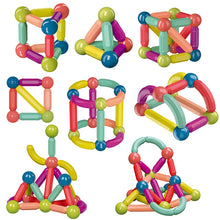 Load image into Gallery viewer, Large Magnetic Sticks construction set Building Blocks Set Kids Educational Toys For Children Magnetic Toy Bricks balls for children
