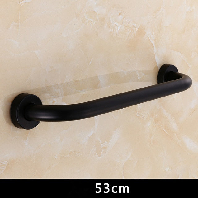 Bathroom Safety Grab Bar Stainless Steel Bathroom Handle Black Safety Bar Bathroom Anti-Drop Device
